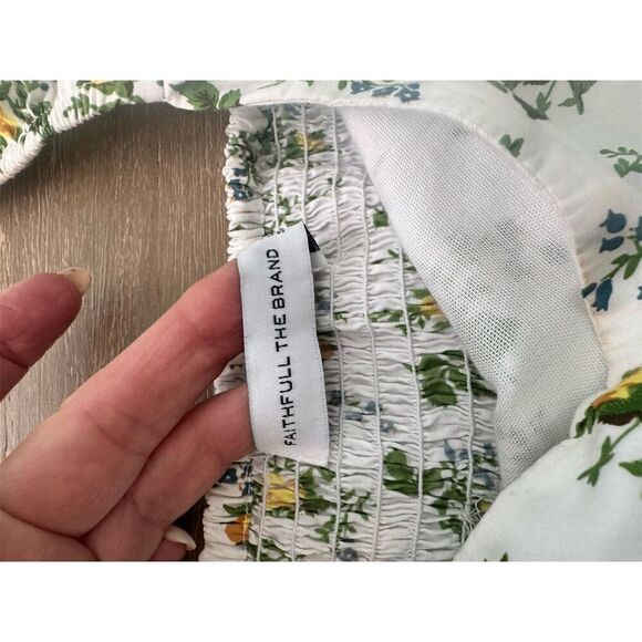 FAITHFULL THE BRAND Women's Floral Crop Top Size 10 Multicolor - Picture 13 of 13